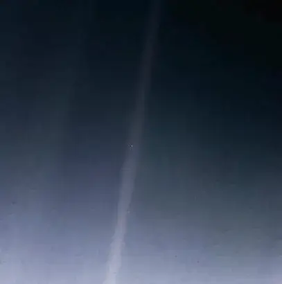 Pale Blue Dot — NASA Voyager 1, 1990